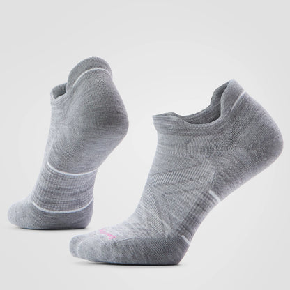 Smartwool - Women's Run Targeted Cushion Low Ankle Socks - Light Gray White