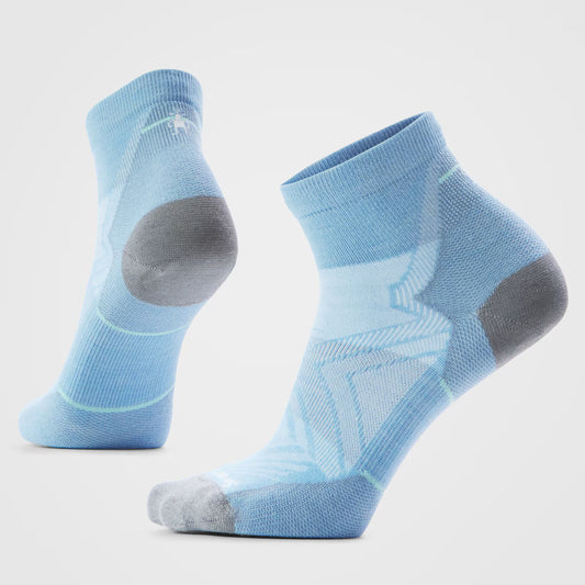 Smartwool - Run Zero Cushion Ankle Socks - Women's - Serene Blue