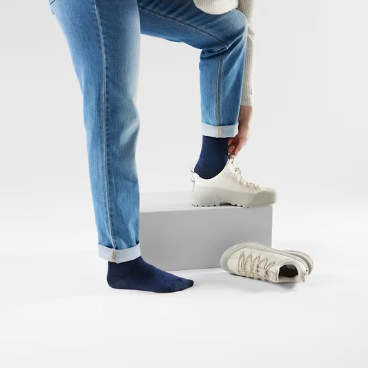 Smartwool - Everyday Anchor Line Crew Socks - Unisex - Deep Navy