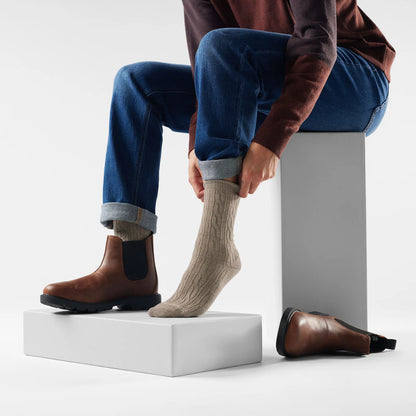 Smartwool - Women's Everyday Cable Crew Socks - Fossil
