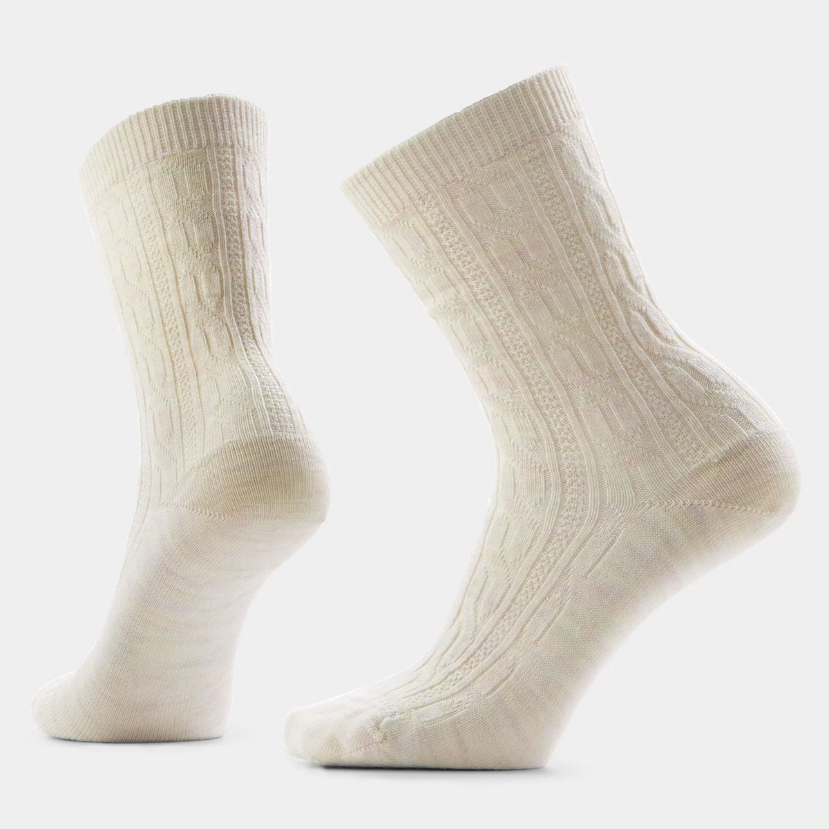 Smartwool - Women's Everyday Cable Crew Socks - Moonbeam