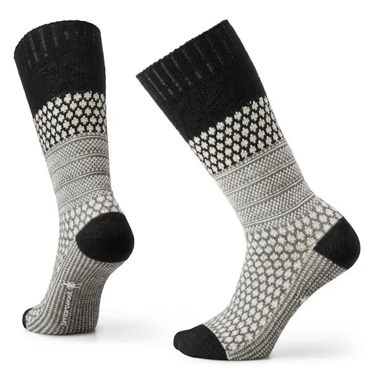 Smartwool - Everyday Cozy Popcorn Cable Crew Sock - Unisex - Black
