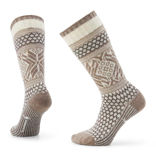 Smartwool - Everyday Popcorn Snowflake Pattern Crew Socks - Unisex - Moonbeam