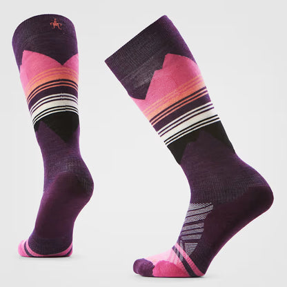 Smartwool - Womens Ski Targeted Cushion Pattern OTC Socks - Purple Iris