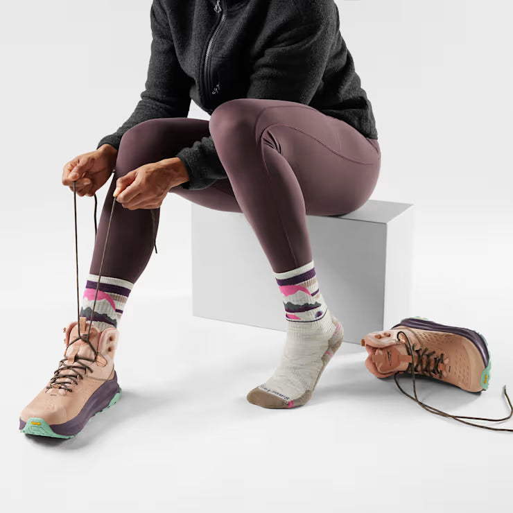 Smartwool - Women's Hike Light Cushion Mountain Moon Crew Socks - Ash