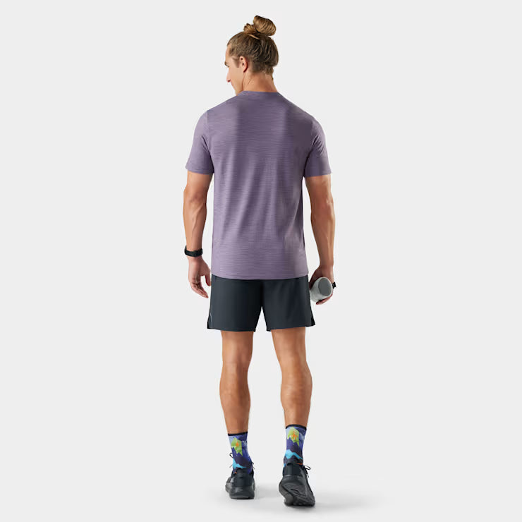 Smartwool - Active Short Sleeve - Men's - Purple Storm Heather