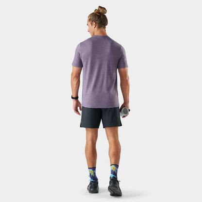 Smartwool - Active Short Sleeve - Men's - Purple Storm Heather