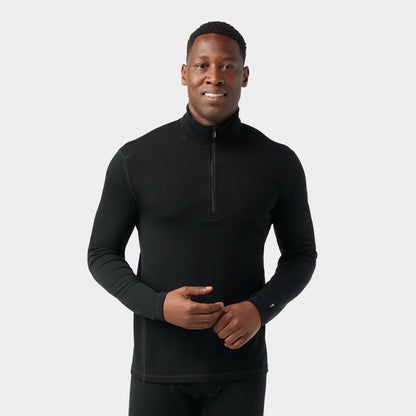 Smartwool - Classic Thermal Merino Base Layer 1/4 Zip - Men's - Black