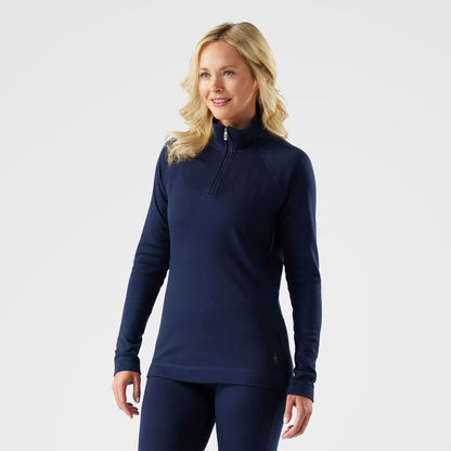 Smartwool - Classic Thermal Merino Base Layer 1/4 Zip - Women's - Deep Navy