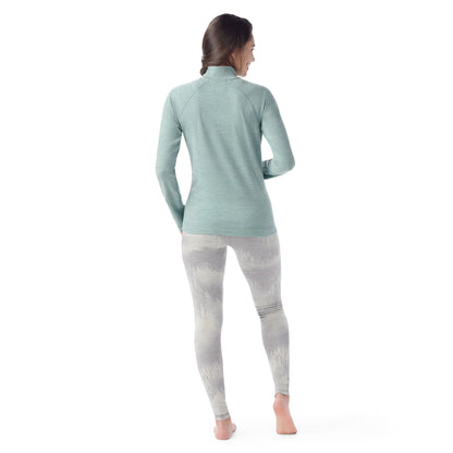 Smartwool - Classic Thermal Merino Base Layer 1/4 Zip - Women's - Arctic Green Heather