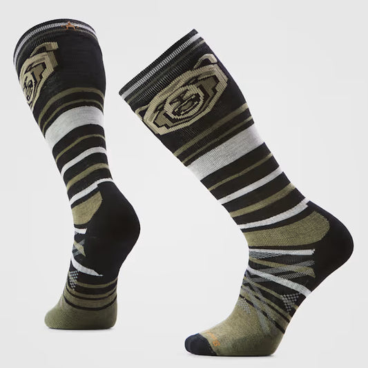 Smartwool - Ski Full Cushion Growling Grizzly OTC Socks - Black