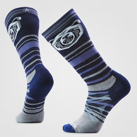 Smartwool - Ski Full Cushion Growling Grizzly OTC Socks - Deep Navy