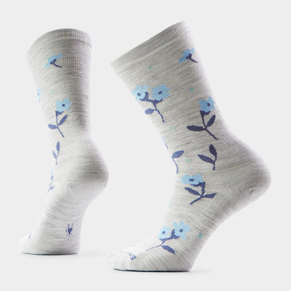 Smartwool - Women's Everyday Garden Gala Crew Socks - Ash