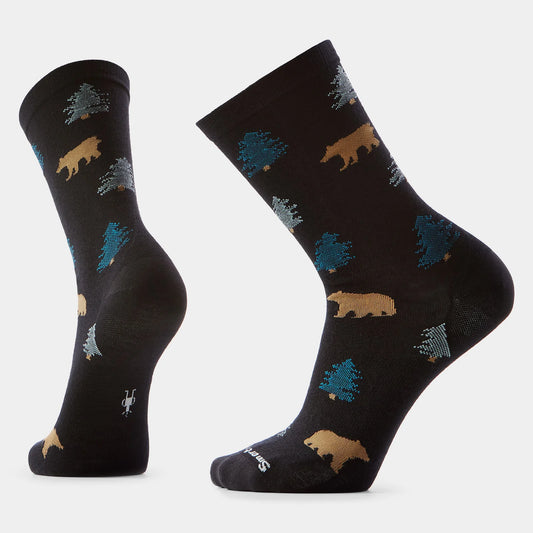Smartwool - Everyday Through the Trees Crew Socks - Black