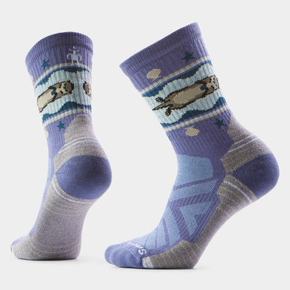 Smartwool - Women's Hike Light Cushion Otter Float Crew Socks - Nightfall Blue