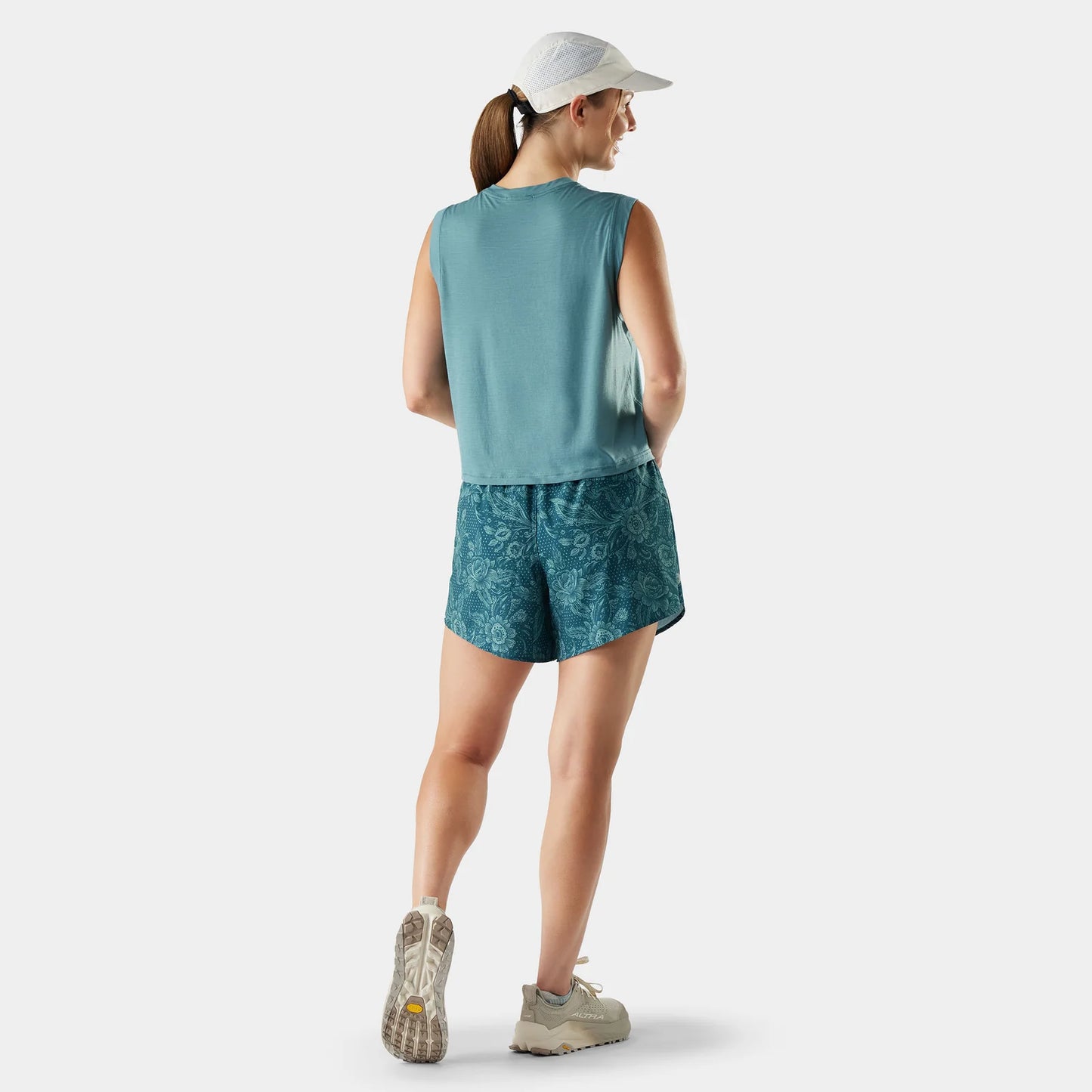 Smartwool - Women's Active Ultralite Crop Tank - Dusty Teal