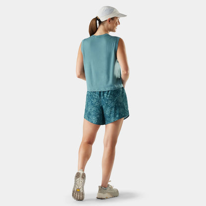 Smartwool - Women's Active Ultralite Crop Tank - Dusty Teal
