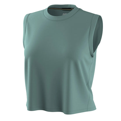 Smartwool - Women's Active Ultralite Crop Tank - Dusty Teal
