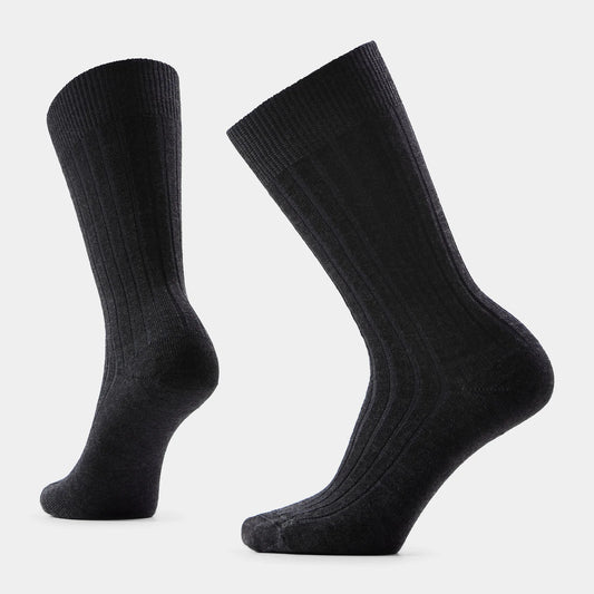 Smartwool - Women's Everyday Slouchy Rib Tall Crew Socks - Charcoal