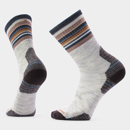 Smartwool - Hike Targeted Cushion Striped Crew Socks - Ash