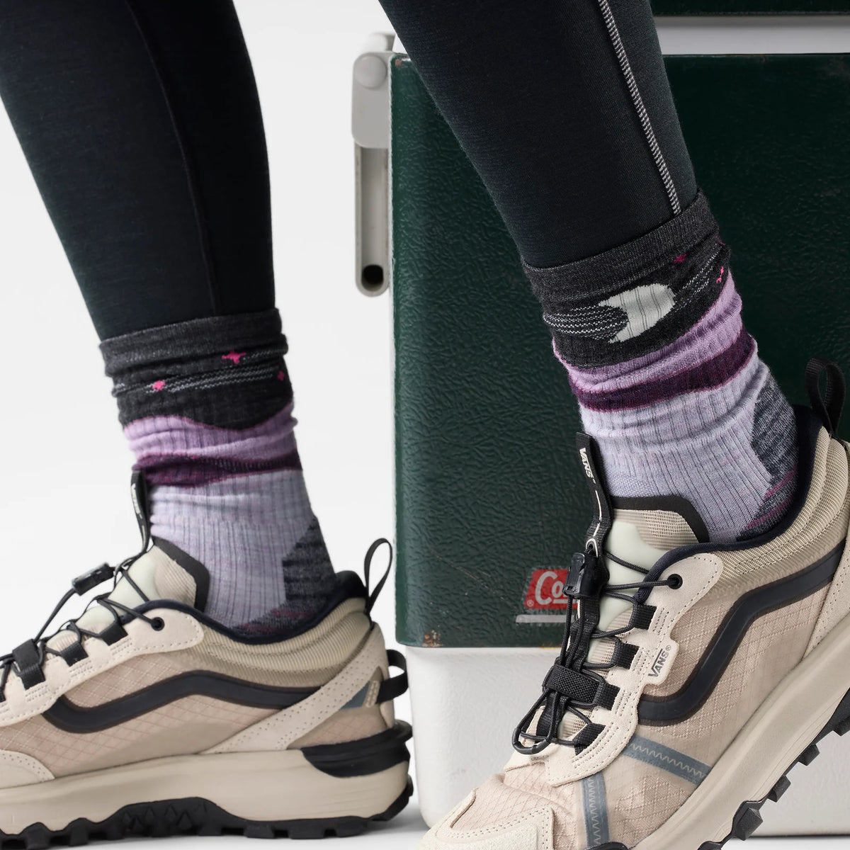Smartwool - Women's Hike Targeted Cushion Lunar Trek Crew Socks - Purple Eclipse