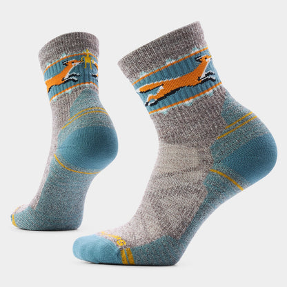 Smartwool - Women's Hike Light Cushion Fox Meadow Mid Crew Socks - Taupe Natural Marl