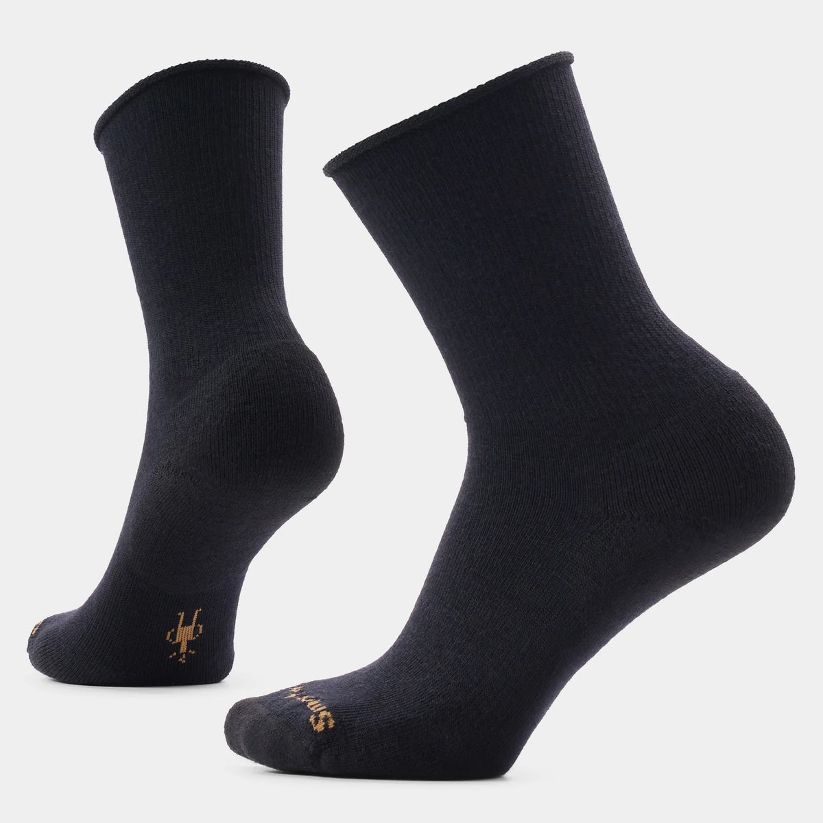 Smartwool - Women's Everyday Roll Top Crew Socks - Black