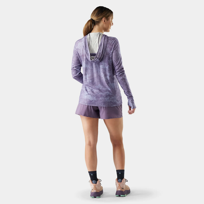 Smartwool - Women's Merino Sun Hoodie - Purple Storm Mountain