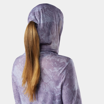 Smartwool - Women's Merino Sun Hoodie - Purple Storm Mountain