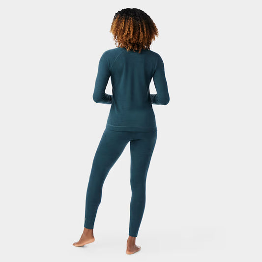 Smartwool - Classic Thermal Merino Base Layer Crew - Women's - Twilight Blue Heather
