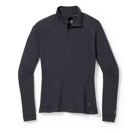Smartwool - Classic Thermal Merino Base Layer 1/4 Zip - Women's - Charcoal Heather