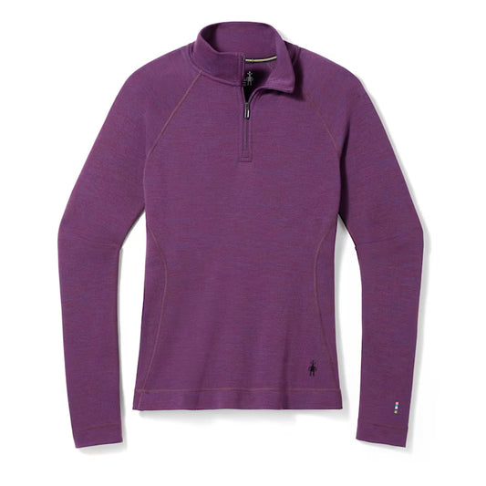 Smartwool - Classic Thermal Merino Base Layer 1/4 Zip - Women's - Purple Iris Heather