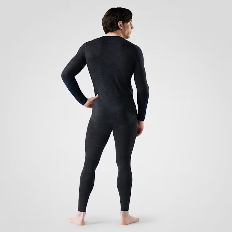Smartwool - Intraknit Thermal Merino Base Layer Colorblock Crew - Men's - Deep Navy-Charcoal