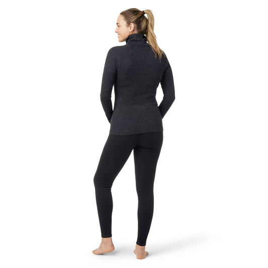 Smartwool - Thermal Merino Rib Turtleneck - Women's - Charcoal Heather