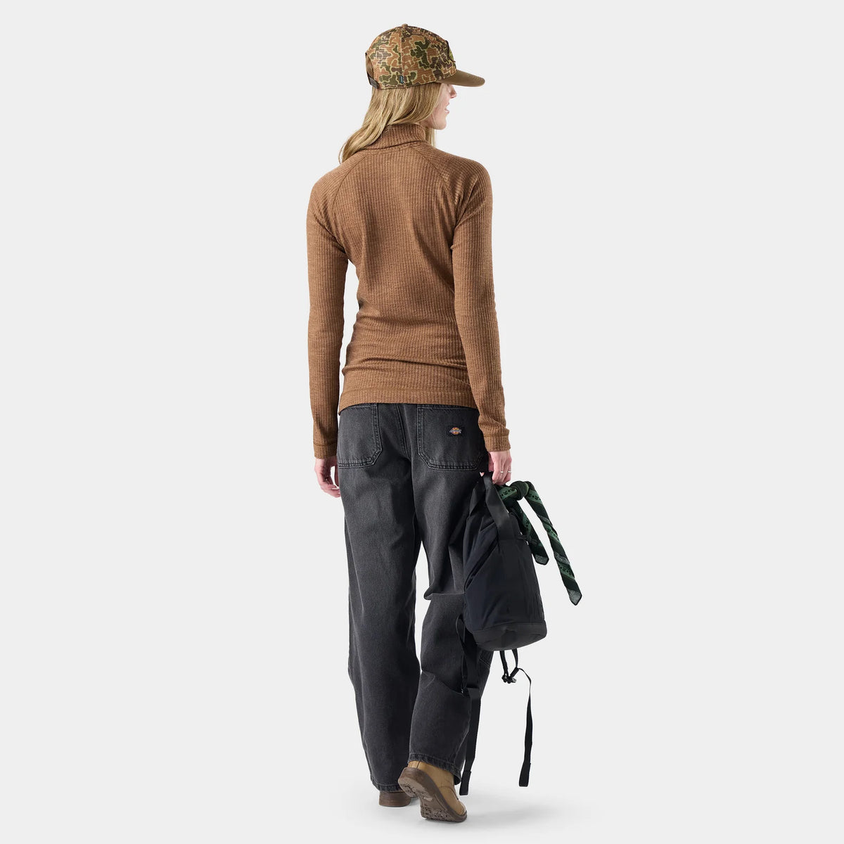 Smartwool - Thermal Merino Rib Turtleneck - Women's - Mocha Heather