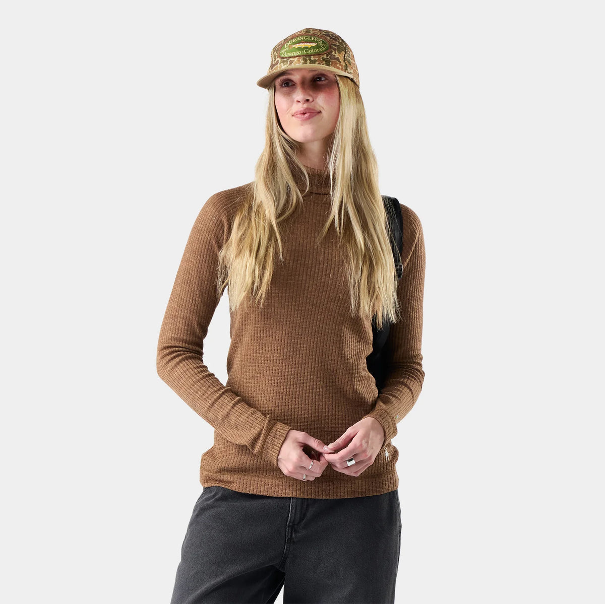Smartwool - Thermal Merino Rib Turtleneck - Women's - Mocha Heather