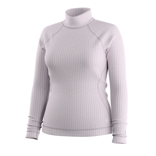 Smartwool - Thermal Merino Rib Turtleneck - Women's - Icy Lavender Heather