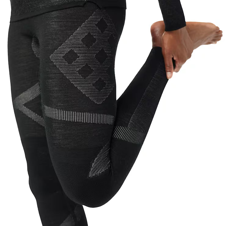 Smartwool - Intraknit Thermal Merino Base Layer Bottom - Women's - Black-White