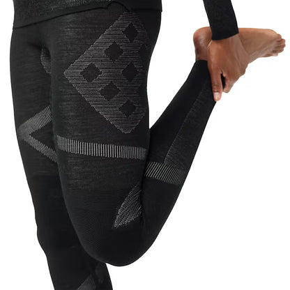 Smartwool - Intraknit Thermal Merino Base Layer Bottom - Women's - Black-White