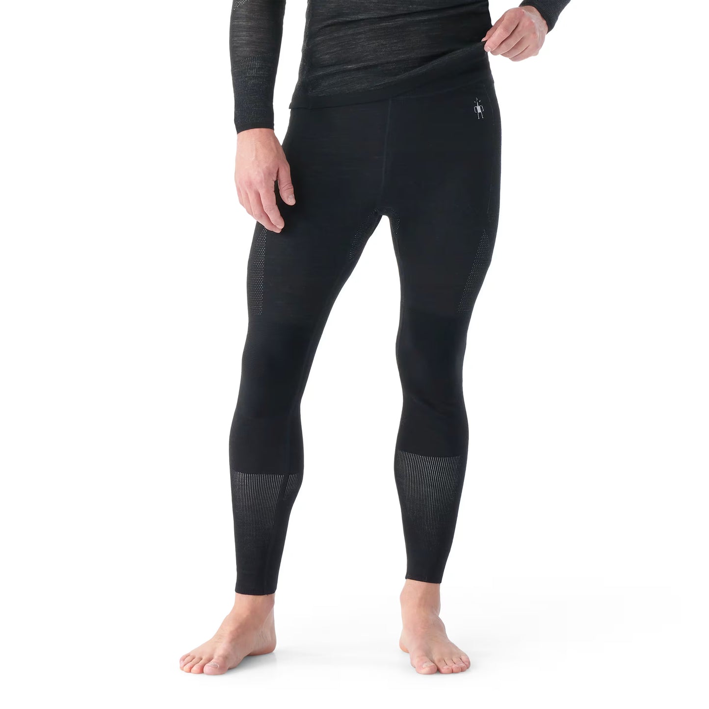 Smartwool - Intraknit Thermal Merino Base Layer Bottom - Men's - Black/White