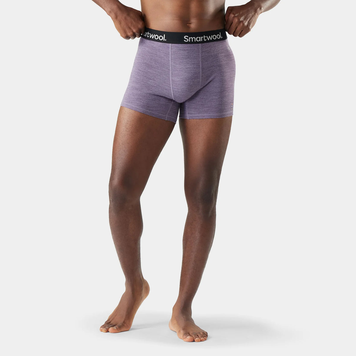 Smartwool - Active Boxer Brief Boxed - Men's - Purple Storm Heather
