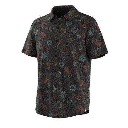 Smartwool - Men's Everyday Short Sleeve Button Down - Black Paisley