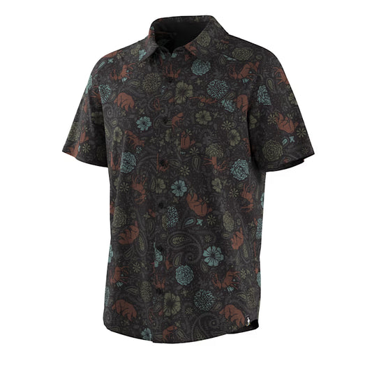 Smartwool - Men's Everyday Short Sleeve Button Down - Black Paisley