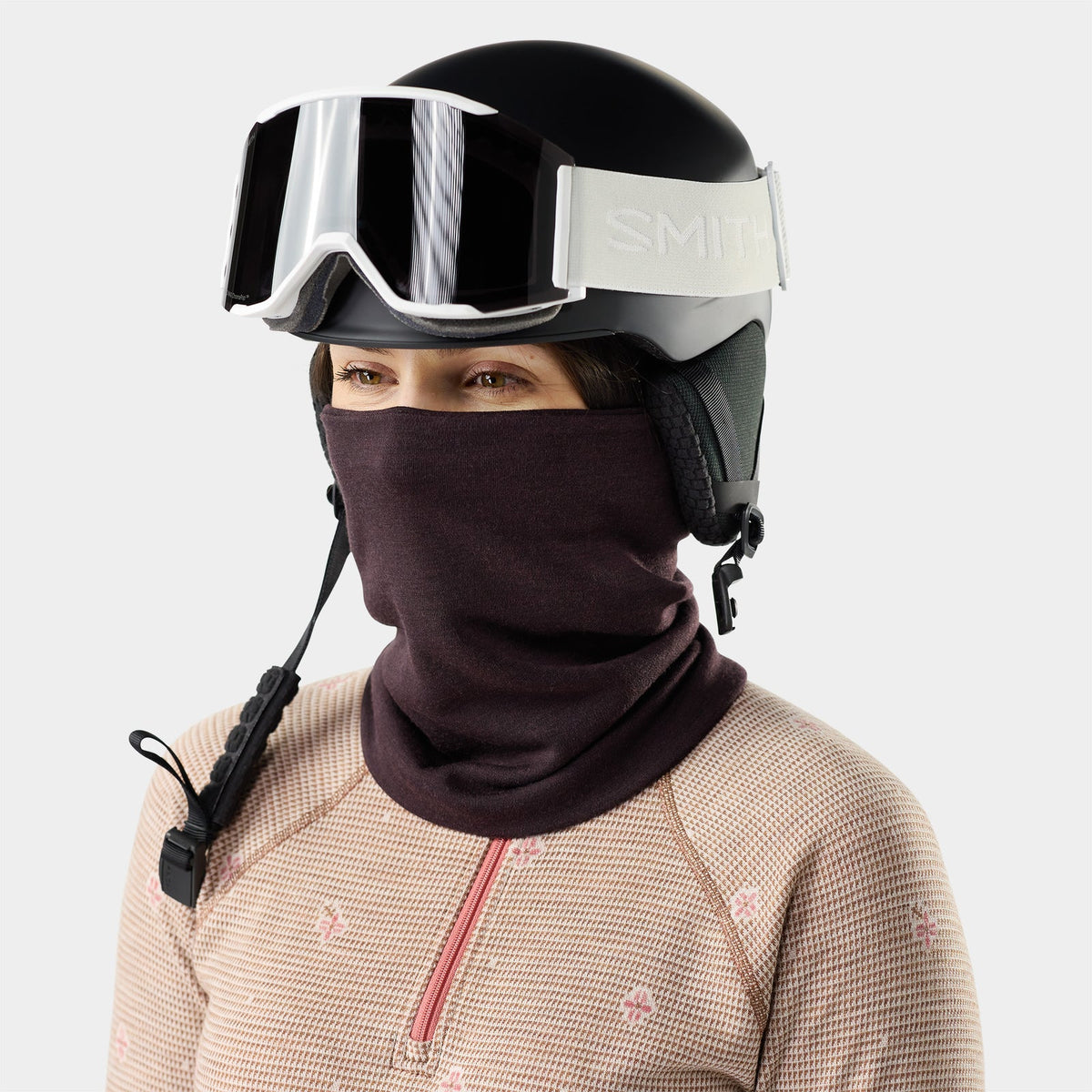 Smartwool - Thermal Merino Reversible Neck Gaiter - Mink Heather