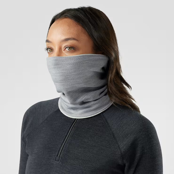 Smartwool - Thermal Merino Reversible Neck Gaiter - Light Gray Color Shift