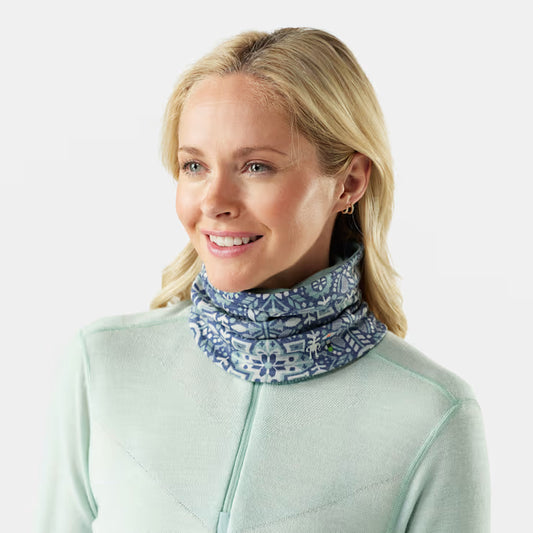 Smartwool - Thermal Merino Reversible Neck Gaiter - Arctic Deco Floral