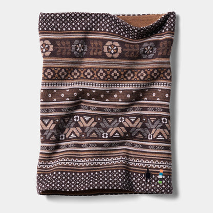 Smartwool - Thermal Merino Reversible Neck Gaiter - Mocha Fair Isle Fun