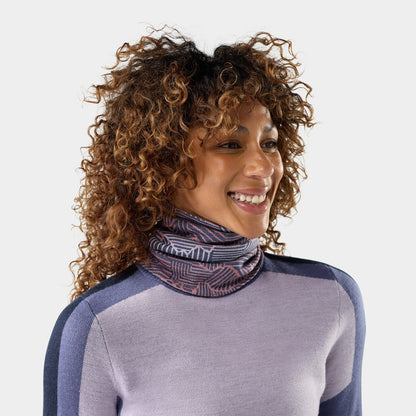 Smartwool - Thermal Merino Reversible Neck Gaiter - Nightfall Linear Peaks
