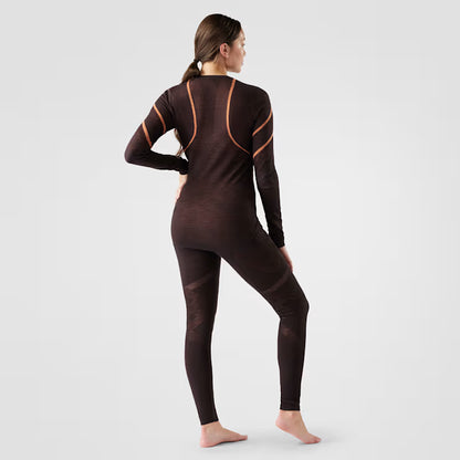 Smartwool - Intraknit Thermal Merino Base Layer Crew - Women's - Mink-Terracotta