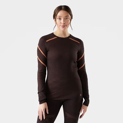 Smartwool - Intraknit Thermal Merino Base Layer Crew - Women's - Mink-Terracotta